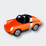 Little Moony Luft Orange toy car with a sleek modern design for imaginative play and young vehicle enthusiasts