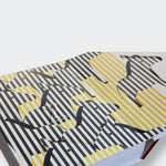 Little Moony TouchThinkLearn ABC sensory board book with raised letters and colorful illustrations for toddlers. Sample page Zebra.