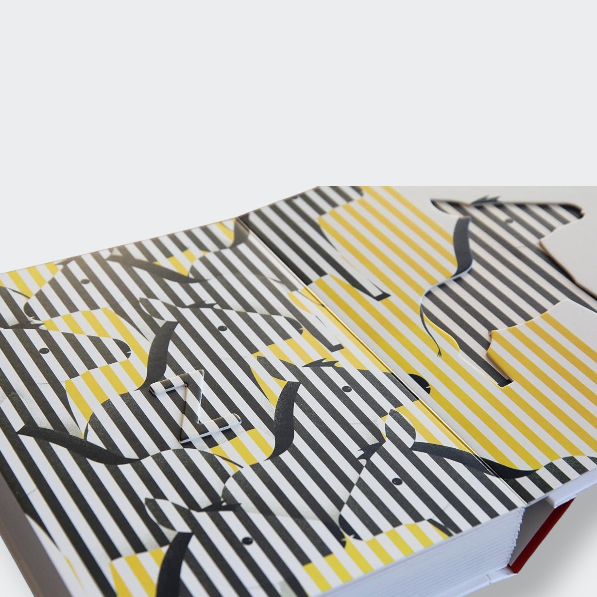 Little Moony TouchThinkLearn ABC sensory board book with raised letters and colorful illustrations for toddlers. Sample page Zebra.