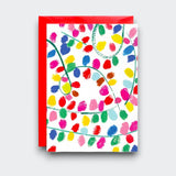 Mini Small Petite Cards Tangled Lights