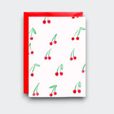 Mini Small Petite Cards Cherries on Top