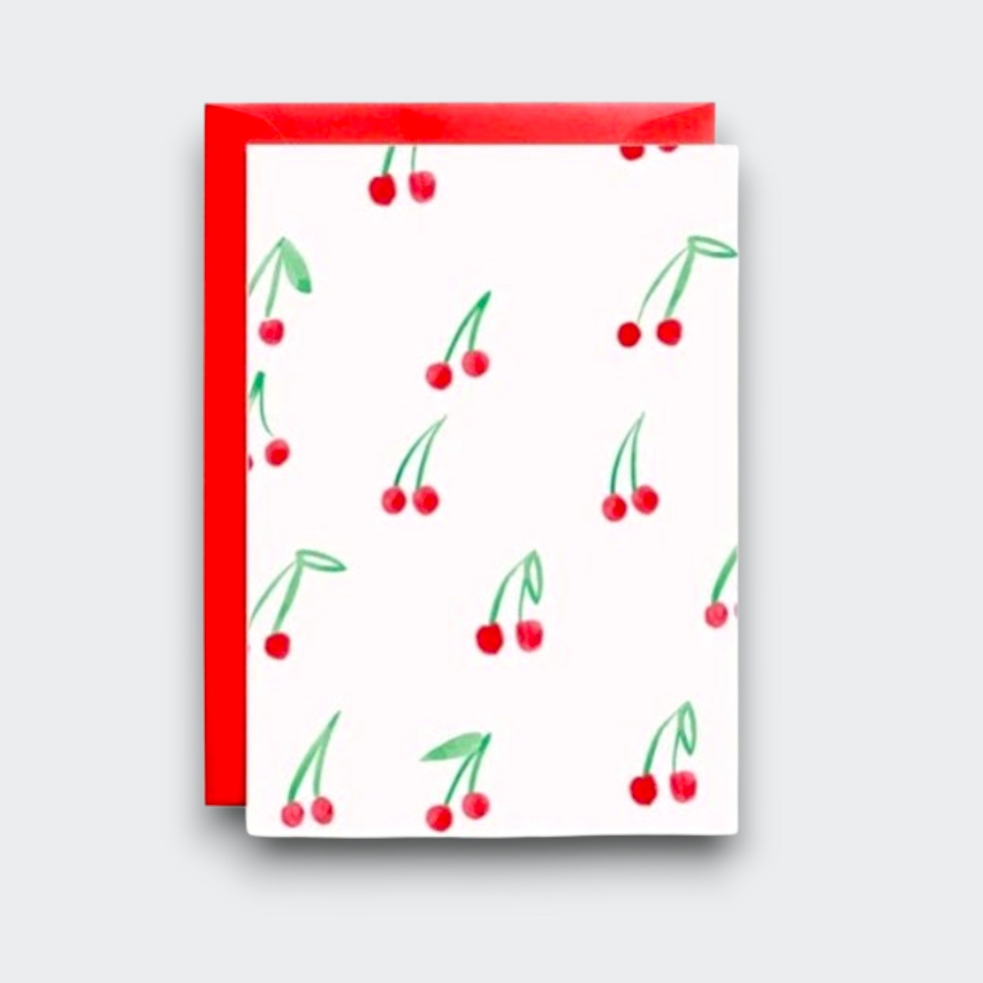 Mini Small Petite Cards Cherries on Top