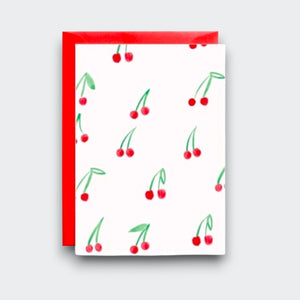 Mini Small Petite Cards Cherries on Top