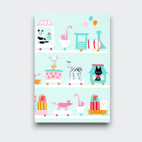 Mini Small Petite Cards Choo Choo Train