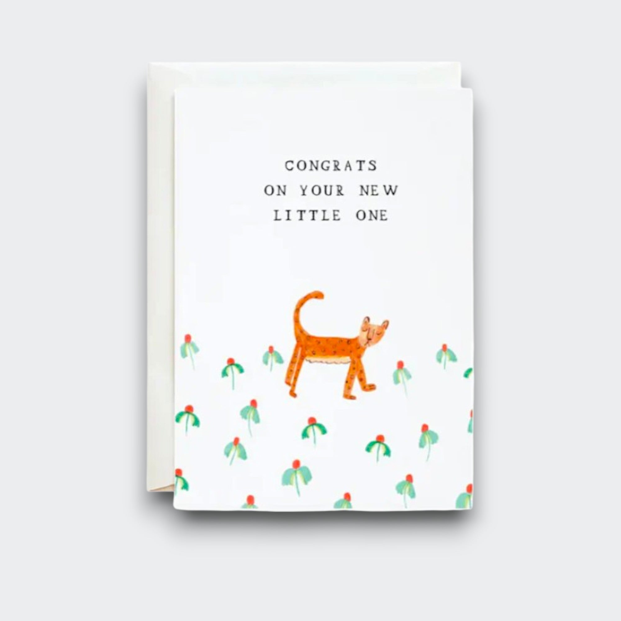 Mini Small Petite Cards Congrats Cheetah