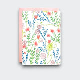 Mini Small Petite Cards Country Wildflowers