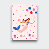 Mini Small Petite Cards Mermaid Birthday