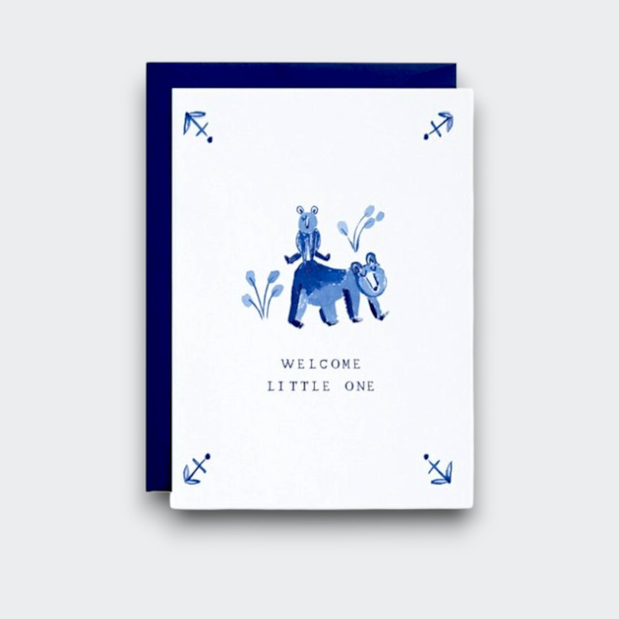 Small Petite Cards Welcome Little Bear