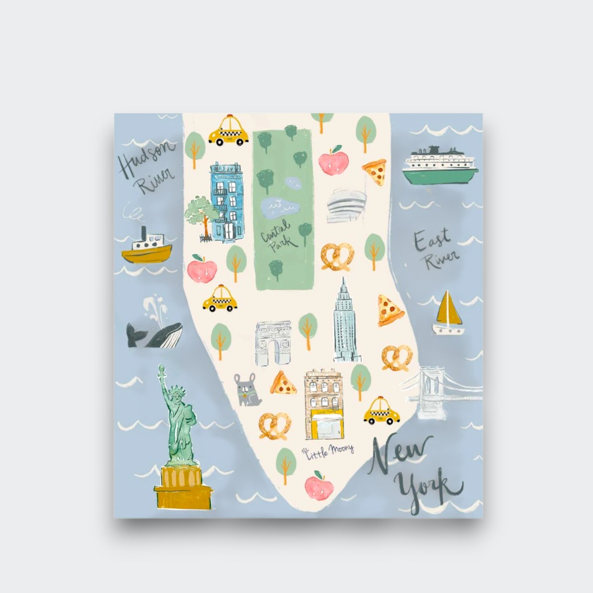 Little Moony New York City Art Print - Urban Inspiration for Your Space