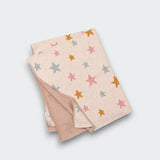 Little Moony Soft Organic Knit with star print blanket for babies