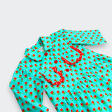 Little Moony Soft Cotton Rose Ruffle Pocket Jumper for babies
- Detailed view