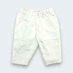 Little Moony White Soft Corduroy Pants for babies and children