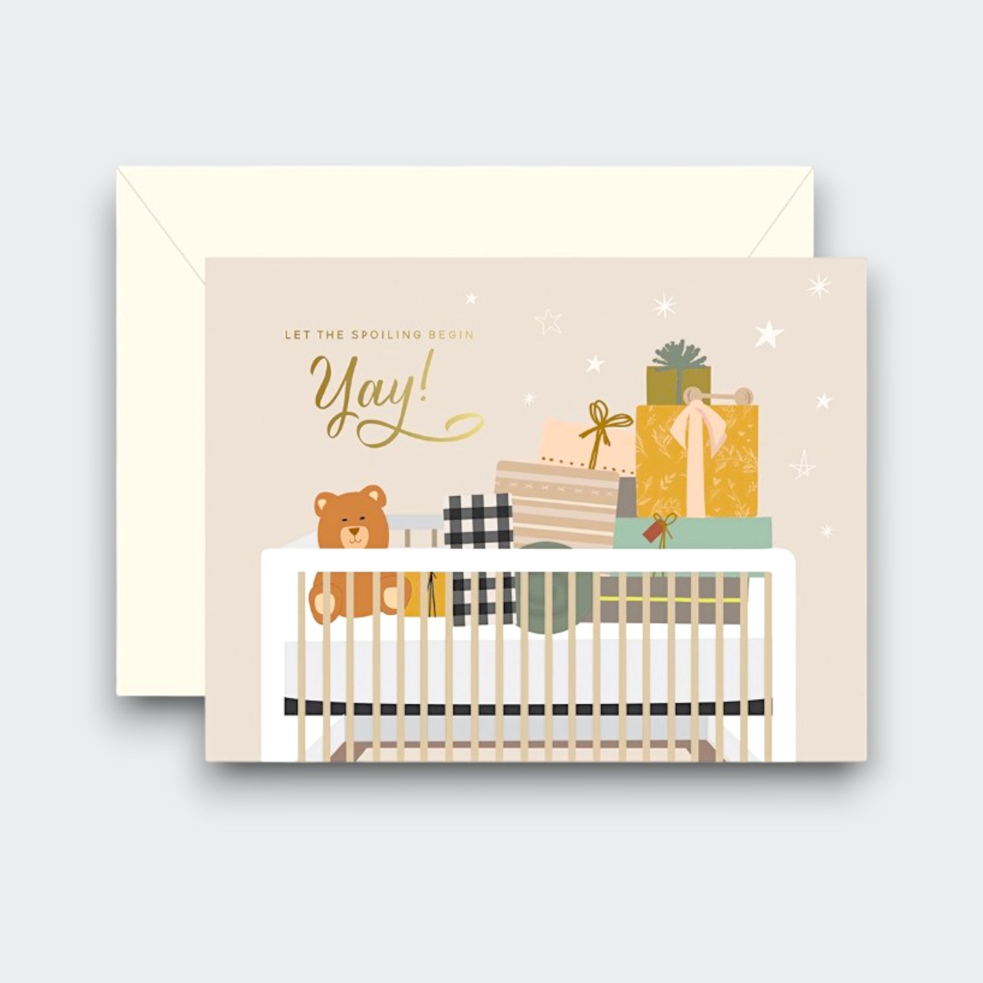 Greeting Card Spoiling Baby