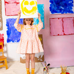 Girl in Sunshine Daisy Flannel Dress