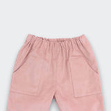 Little Moony Woodrose Premium Cotton Corduroy Pants with Pocket for Babies and Kids - Detailed View