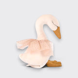 Little Moony Musical Swan from The Little School of Dance with soft velvet details for babies