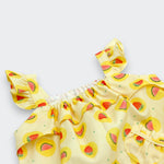 Bottom snap closure detail on Little Moony