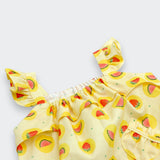 Bottom snap closure detail on Little Moony