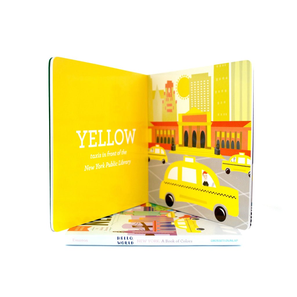 A Book of Colors (Hello, World) - Sample Page: yellow.